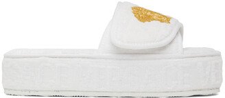 White Medusa Platform Slippers