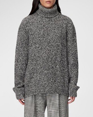 Recycled Cashmere Turtleneck Sweater-AA