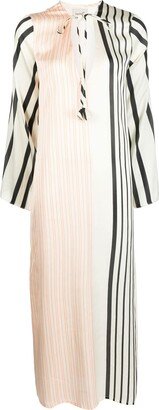 Aida long-sleeve maxi dress