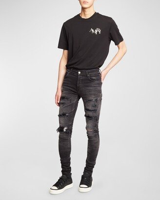 Men's Sequin Thrasher Skinny Jeans