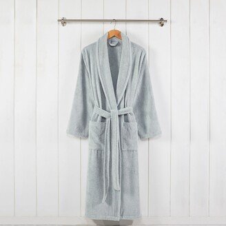 Modern Threads 100-Percent USA Cotton Classic Bathrobe With Shawl Collar