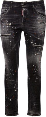 Super Twinky stretch black denim jeans