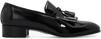 Tassel Trim Slip-On Loafers