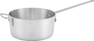 ASP-10, 10-Quart 11-1/2 x 5-3/4 Aluminum Sauce Pan with Helper Handle, Commercial Grade Stewpan, Saucepan with Metal Handle