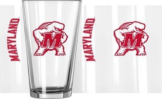 Maryland Terrapins 16 Oz Team Wordmark Game Day Pint Glass