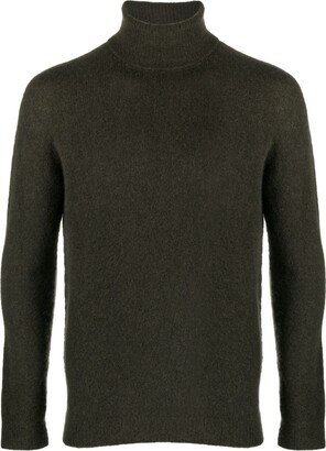 Roll-Neck Ribbed Jumper-AC