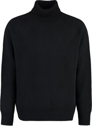 Boss Hugo Boss Hugo Boss Roll-Neck Ribbed Knitted Jumper