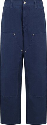 Double Knee Straight-Leg Pants-AA