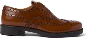 x Church's leather brogue shoes-AB