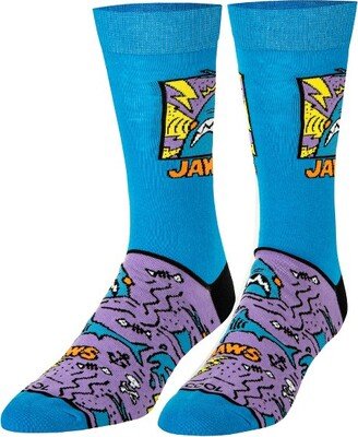 Odd Sox Cool Socks, Jaws Doodle, Funny Novelty Socks, Adult, Large