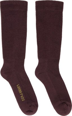 Purple Logo Socks
