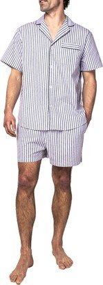 Ticking Stripe Cotton Short Pajamas