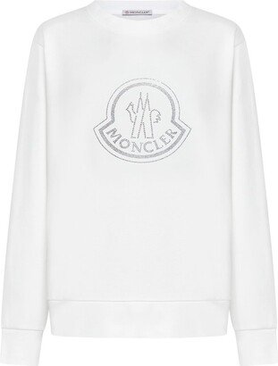 Embellished Logo Crewneck Sweatshirt