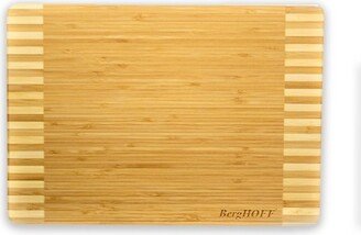 Bamboo Rectangle Cutting Board, Two-tone Stripe, 13