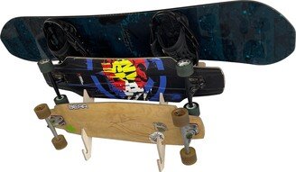 Snowboard Wall Rack Mount Holds 3 Boards