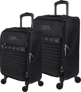 Set of Two Ivor Softshell Spinner Suitcase-AA