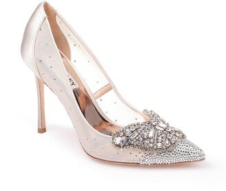 Quintana Crystal Embellished Pointed Toe Pump