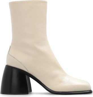 Ella Square-Toe Ankle Boots-AA