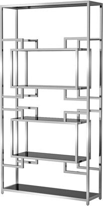 Collon Contemporary 5-Shelf Steel Display Bookcase