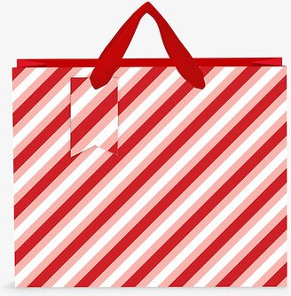 Selfridges Edit Candy Stripes Medium Landscape Gift bag 27cm x 33cm