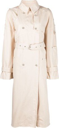 Double-Breasted Trench Coat-BF