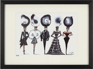 Charlotte Posner Madame Noir Framed Limited Edition Small Print