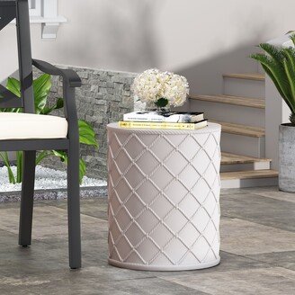 Tim Outdoor Lightweight Concrete Side Table