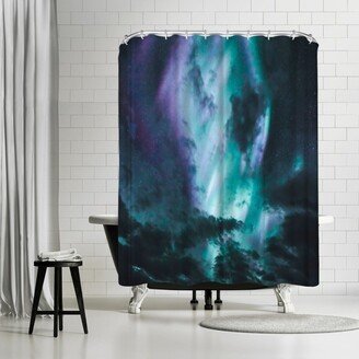 71 x 74 Shower Curtain, Aurora Borealis by Luke Gram