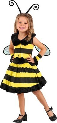 HalloweenCostumes.com 12-18 Months Girl Toddler Girl's Deluxe Bumble Bee Costume, Black/Yellow