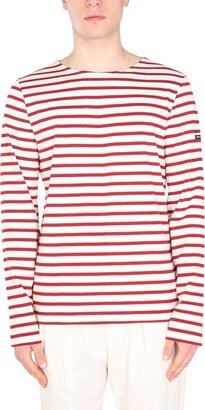 Striped Long-Sleeved T-Shirt-AH