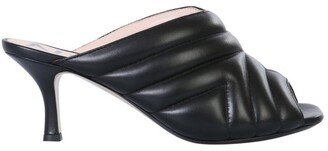 Open Toe Slip-On Mules-AA