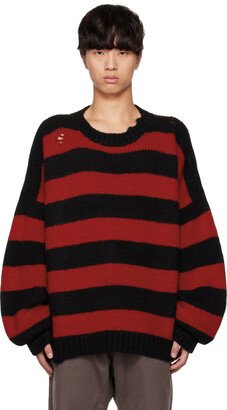 Black & Red Striped Sweater