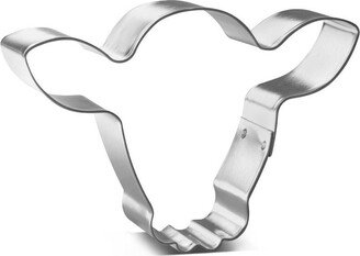 Cow Face Cookie Cutter, Steer Head Foose Brand Made in Usa