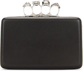 Twisted Clutch Bag in Black