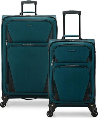 U.s. Traveler Esther 2-Piece Softside Expandable Spinner Luggage Set