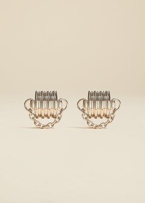 The Julius Chain Earrings in Silver