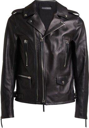 Kian leather biker jacket