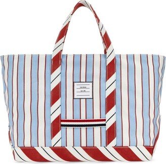 Striped Medium Tool Tote Bag