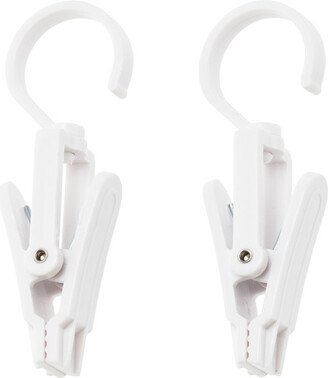 Super Clever Clips White Pkg/2