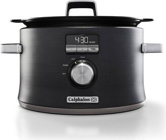 5.3 Qt. Digital Saute Slow Cooker - Dark Stainless Steel