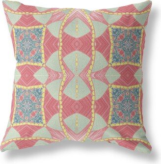 Amrita Sen Designs Cosmic Circle Sprays Indoor Outdoor Zippered Pillow-AA