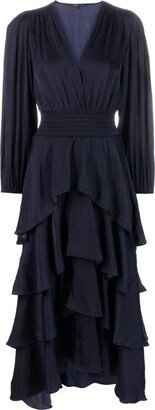 Tiered Ruffle Midi Dress