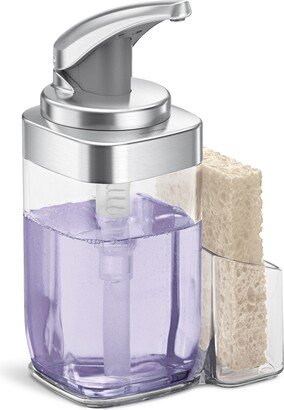 Square Soap Dispenser with Sponge Caddy