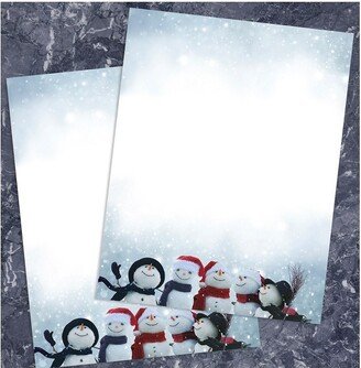 Great Papers! Great Papers Magical Snowmen Christmas Letterhead Multicolor 50/Pack (2021111)