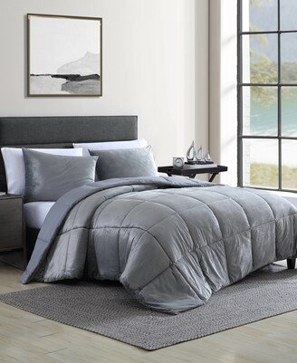 Closeout! Bristol Micro Mink 3 Piece Comforter Set, Full/Queen