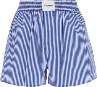 Striped Bermuda Shorts-AD