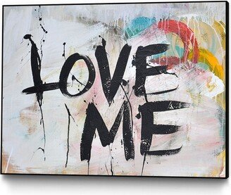 Kent Youngstrom Love Me Art Block Framed 32