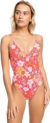 Meadow Flowers One-Piece Swimsuit (Bittersweet Meadow Flowers) Women's Swimsuits One Piece