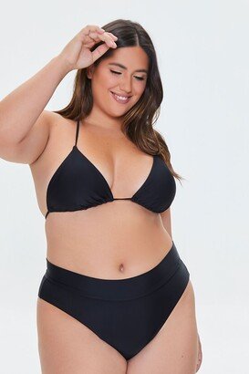 Plus Size High-Rise Bikini Bottoms