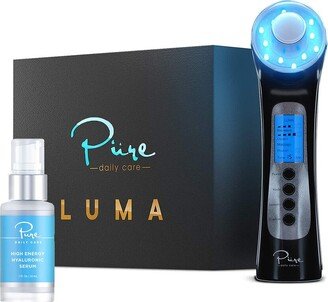 Pure Daily Care Unisex 1Oz Luma Skin Therapy Wand 4-In-1 Natural Facial Skincare Set